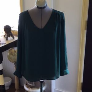 Green blouse